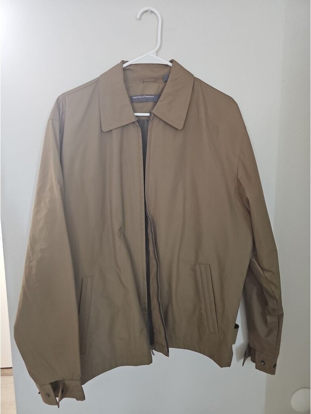 Perry Ellis Portfolio Men's Tan Jacket